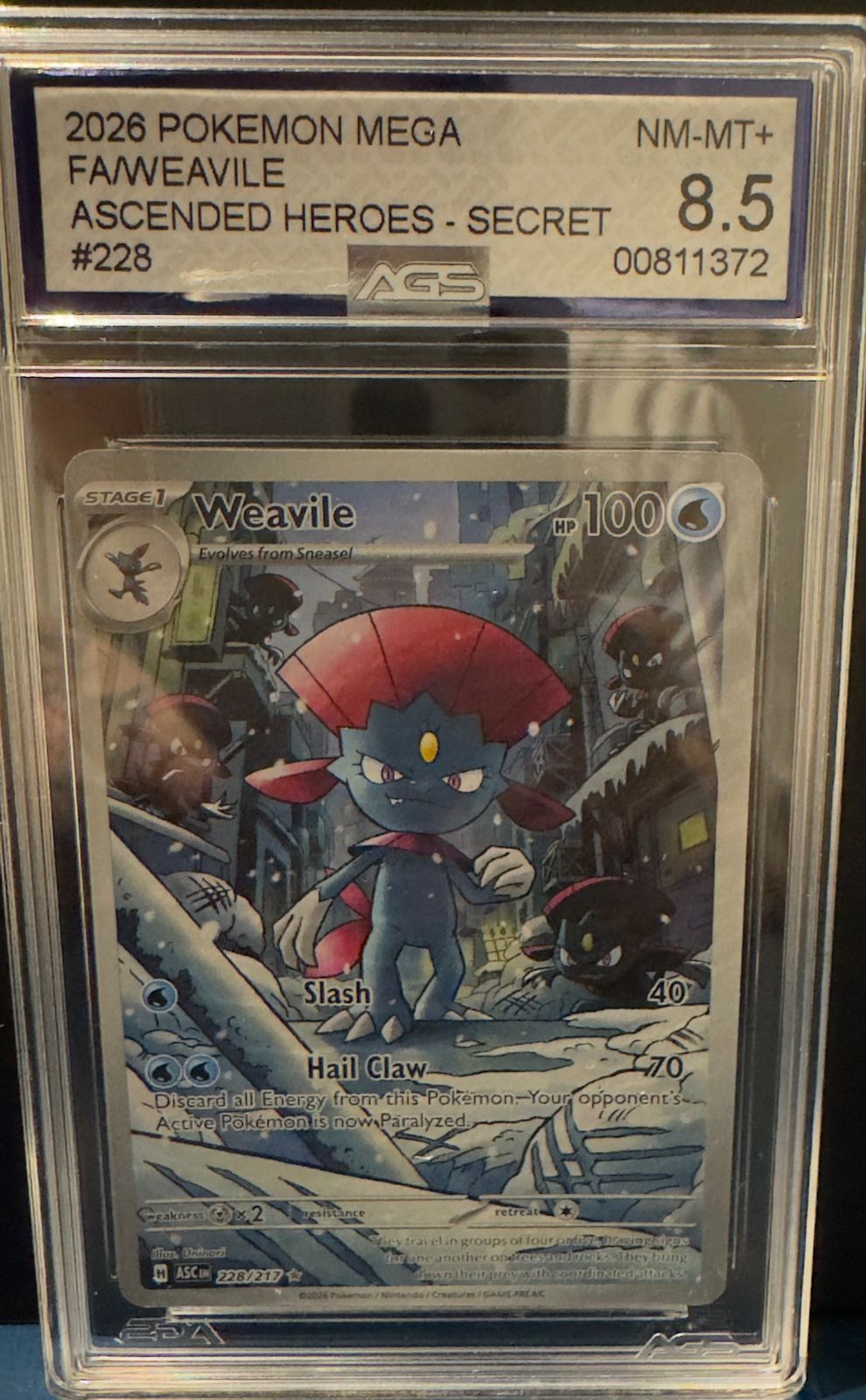 Weavile AGS 8.5