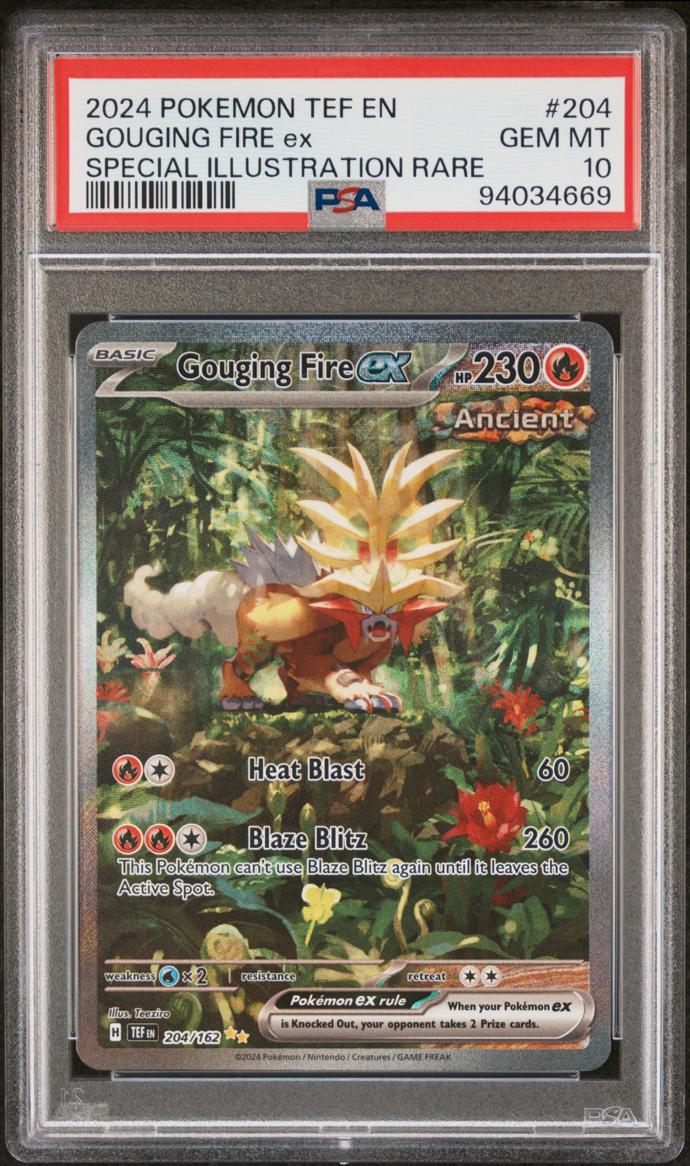 Gouging Fire Ex ENG PSA 10