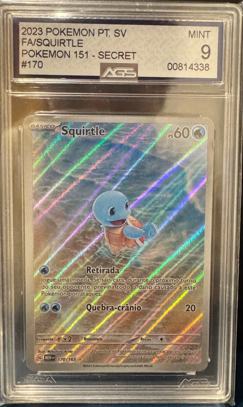 Squirtle 151 AGS 9 PT-BR