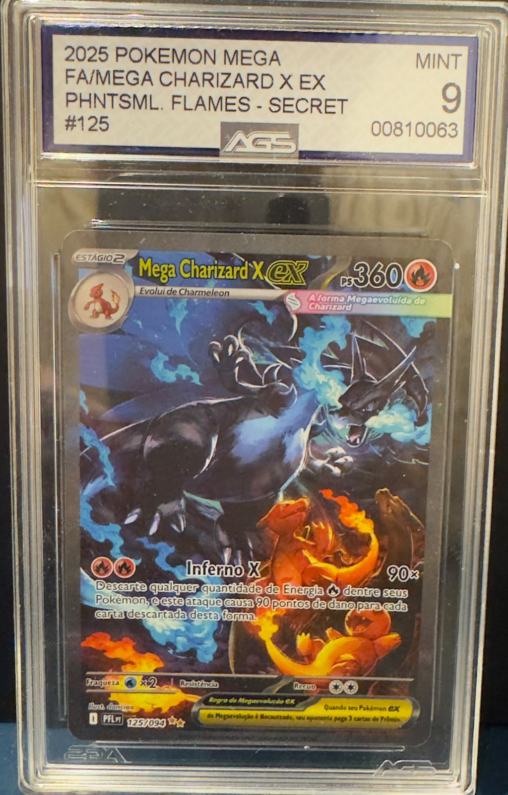 Mega Charizard X Ex AGS 9 PT-BR