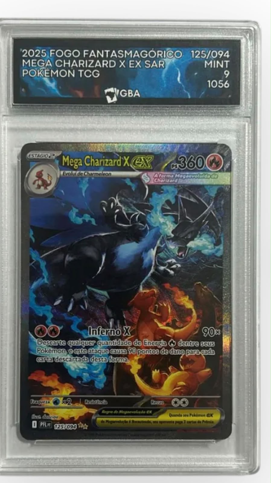 Mega Charizard X Ex GBA 9 PT-BR
