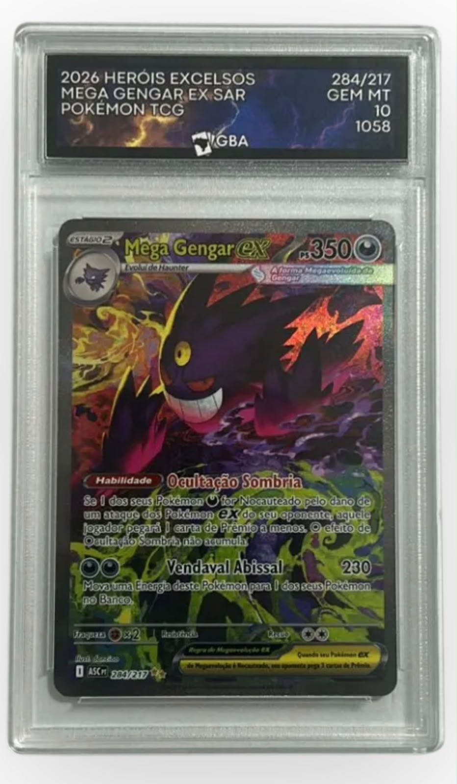 Mega Gengar Ex GBA 10 PT-BR