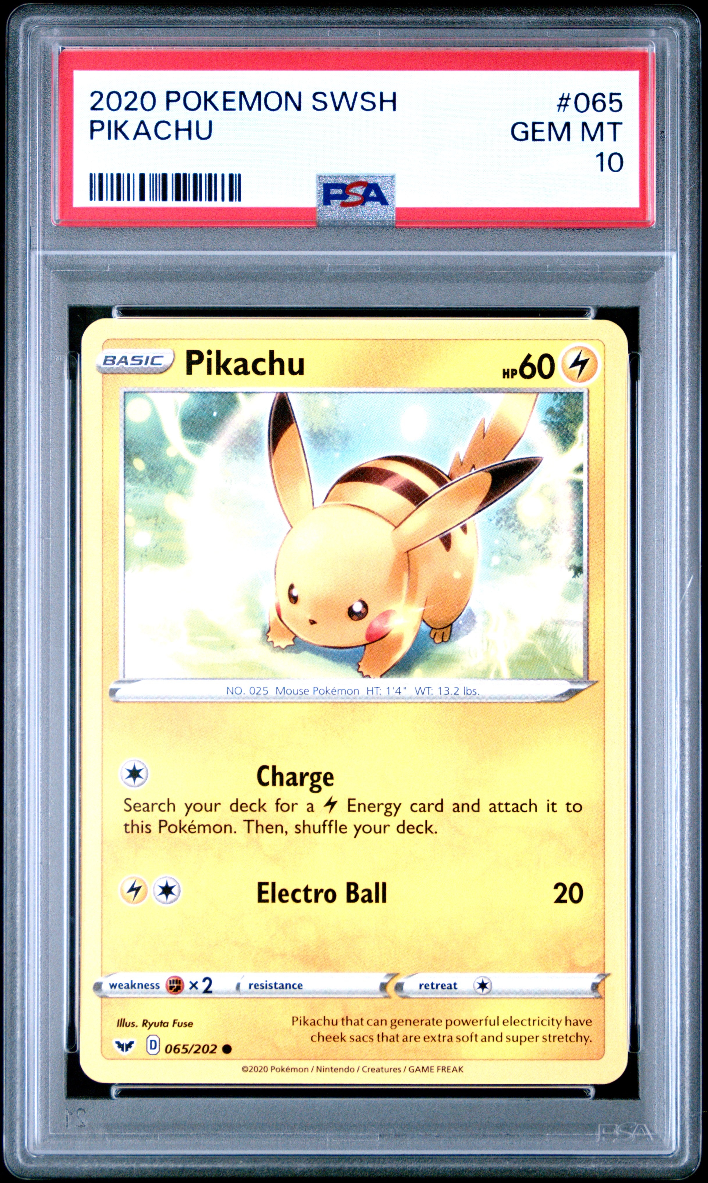 Pikachu PSA 10