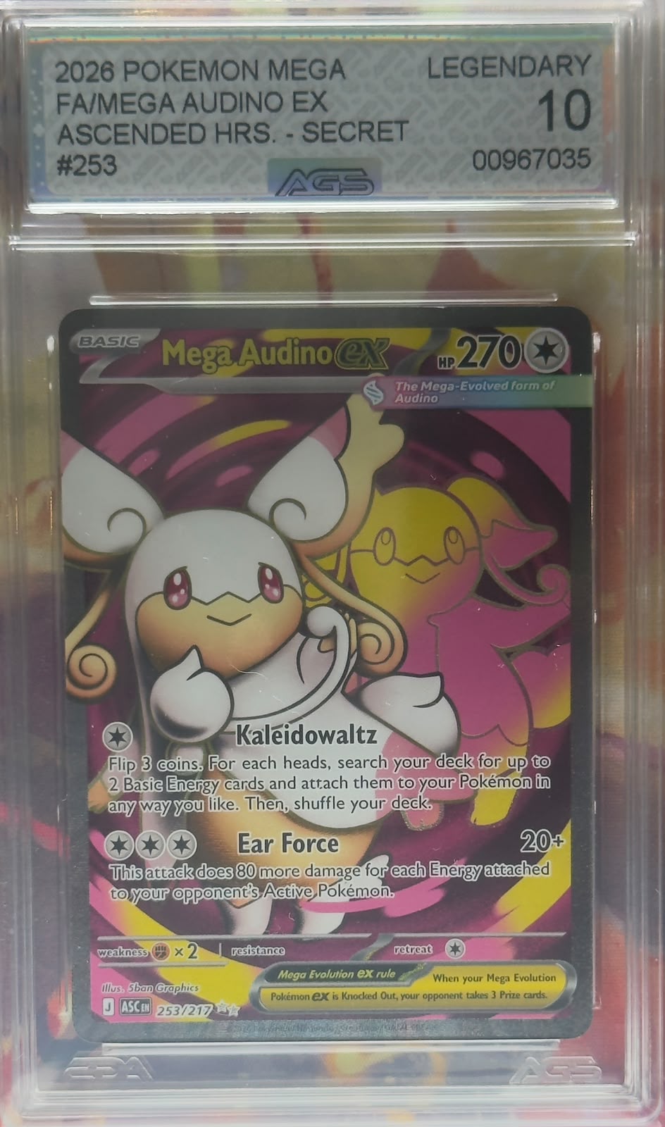Mega Audino ex #253 AGS 10 ENG