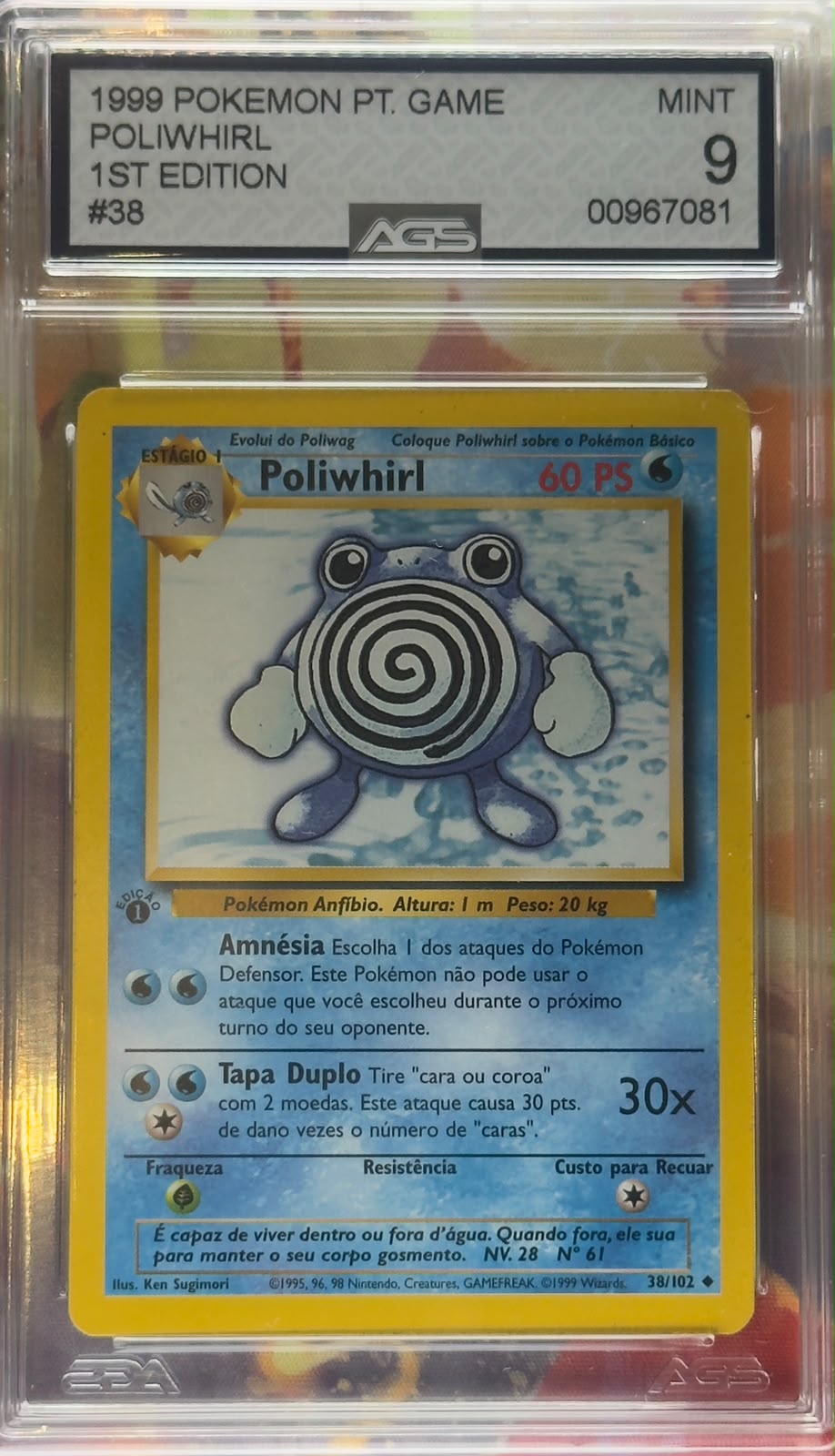 Poliwhirl [1st Edition] #38 ENG 9 PT-BR