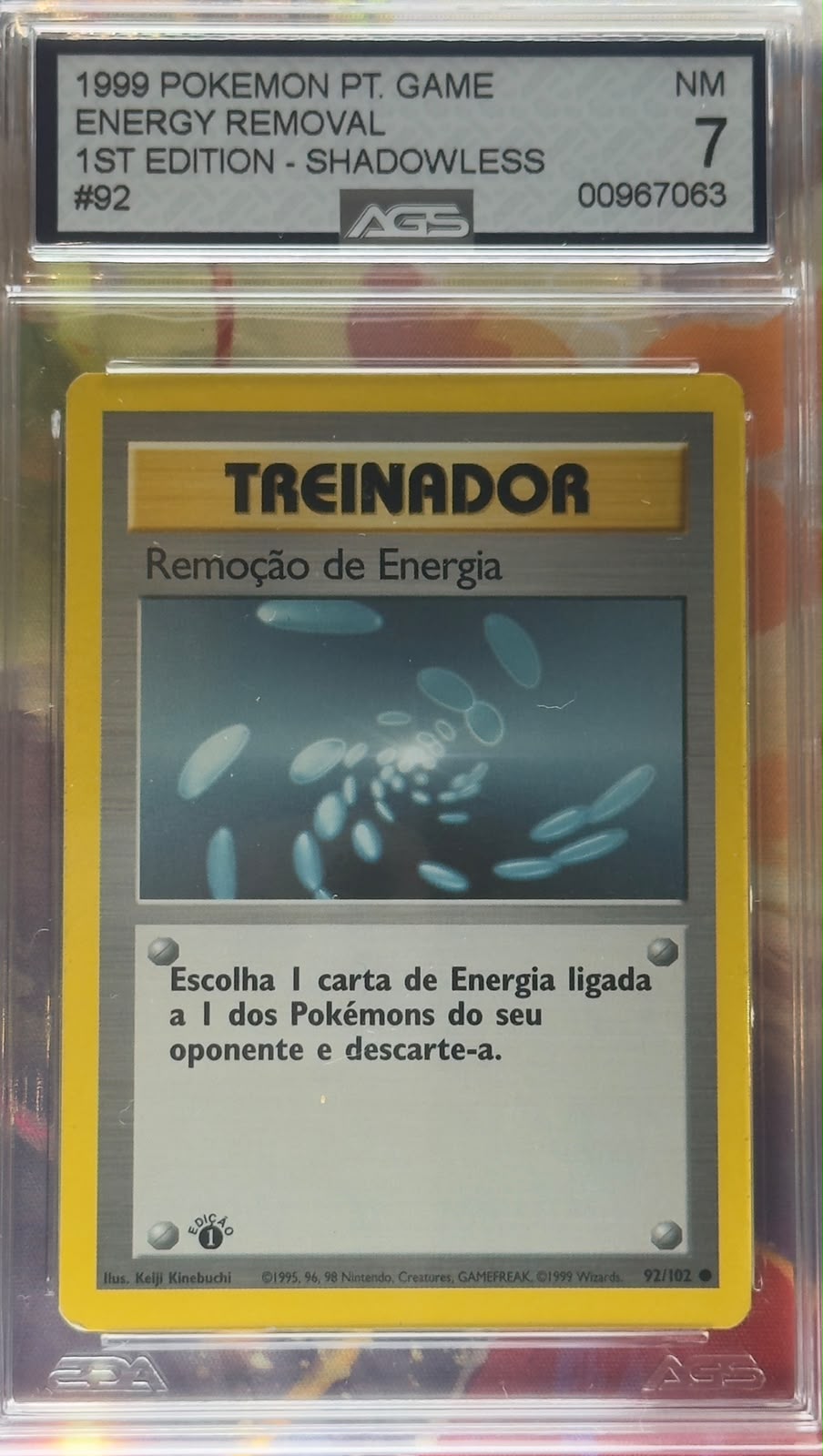 Energy Removal [1st Edition] #92 Shadowless AGS 7 