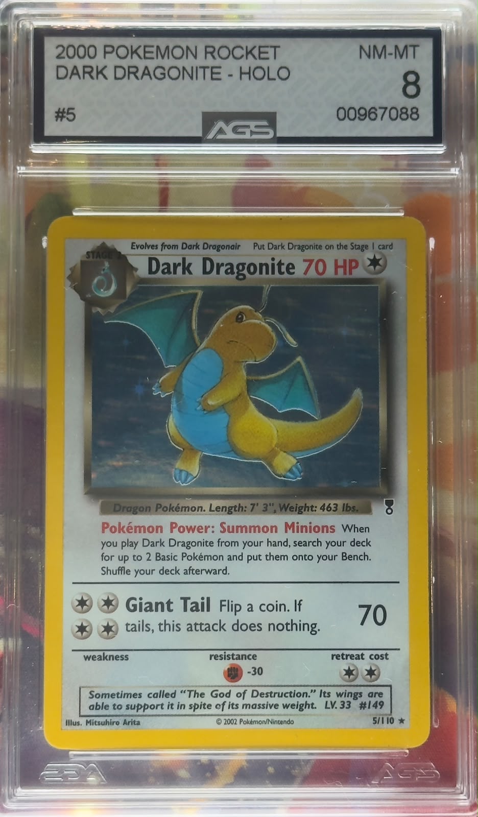 Dark Dragonite [Holo] #5 AGS 8 ENG