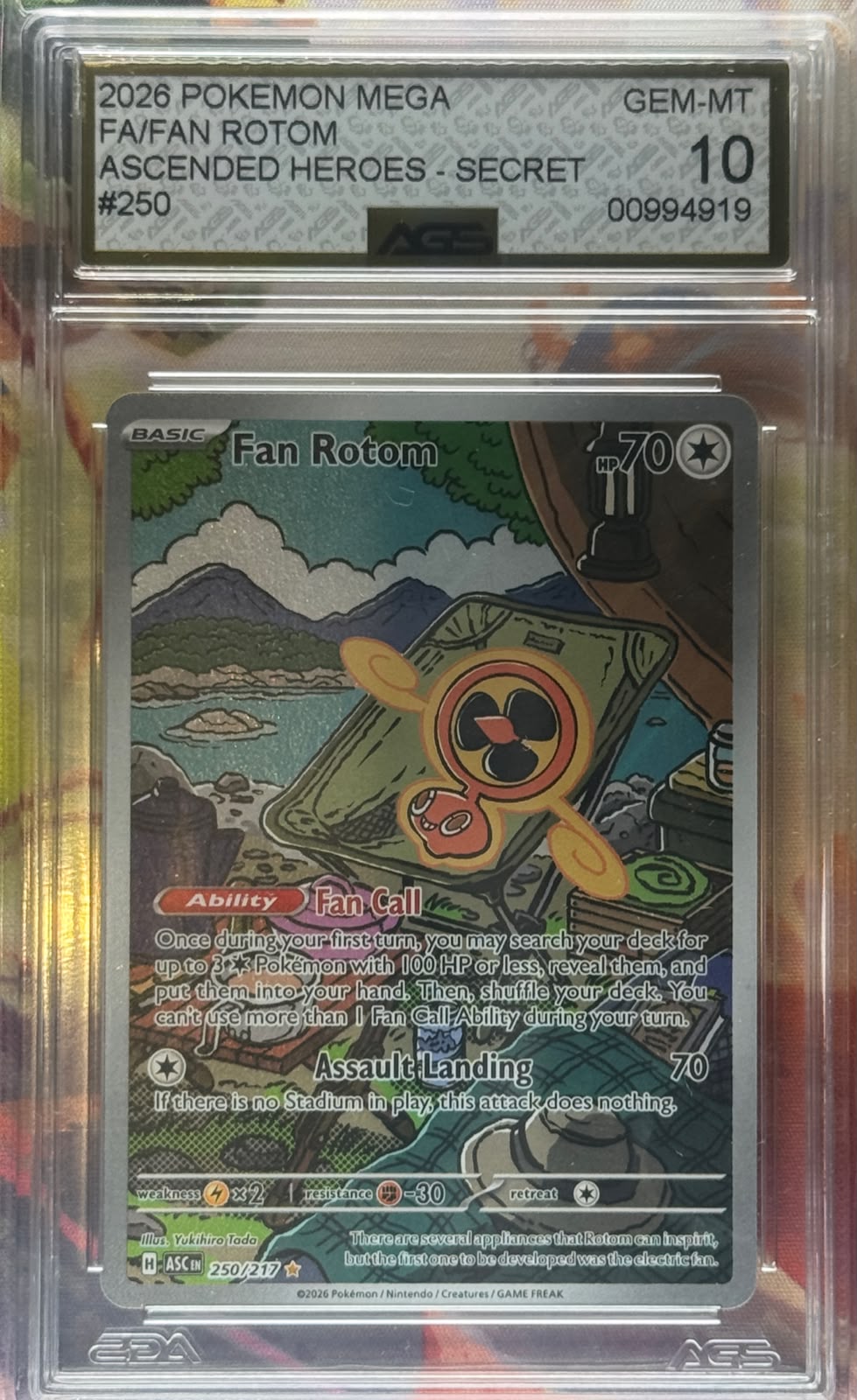 Fan Rotom #250 AGS 10 ENG