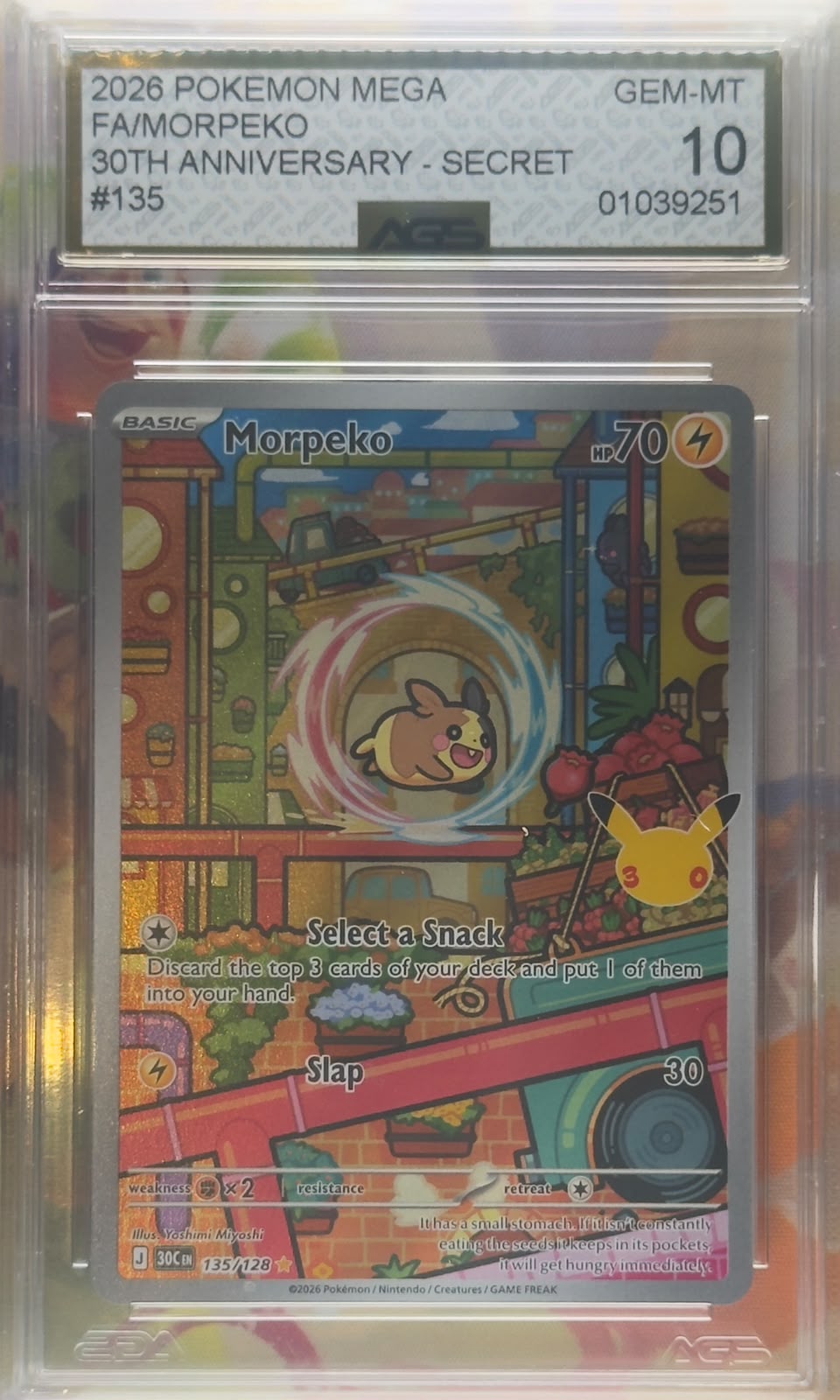 Morpeko #135 AGS 10 ENG