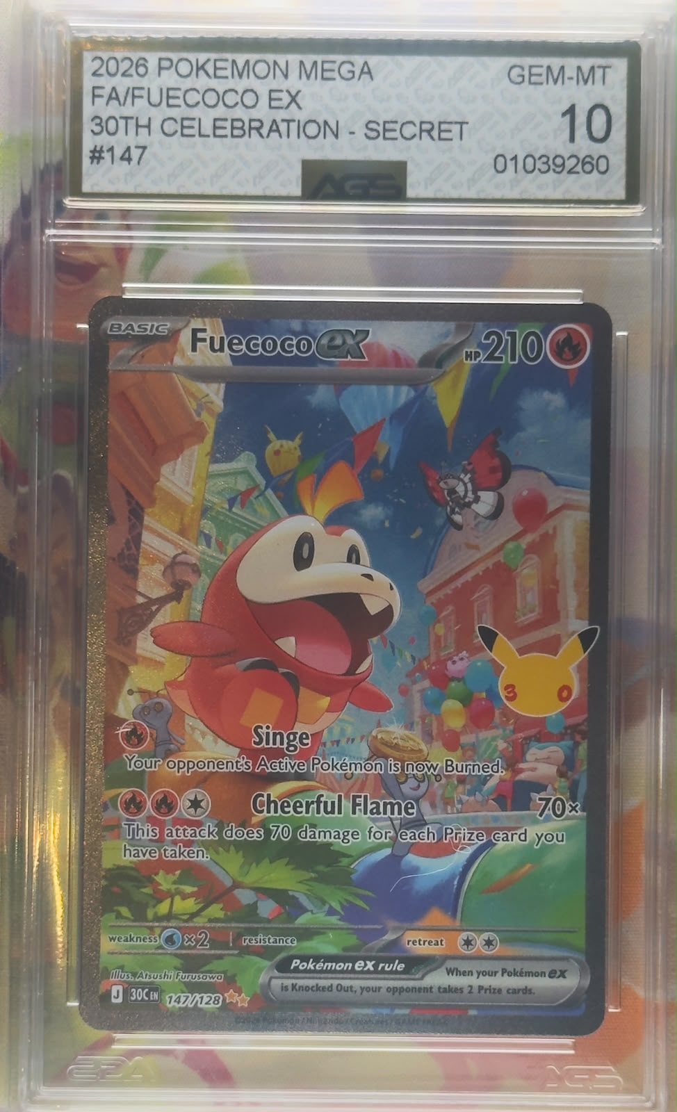 Fuecoco ex #147 AGS 10 ENG