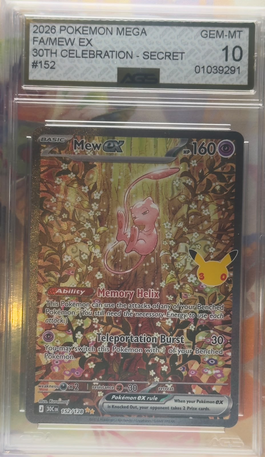 Mew Ex #152 AGS 10 ENG