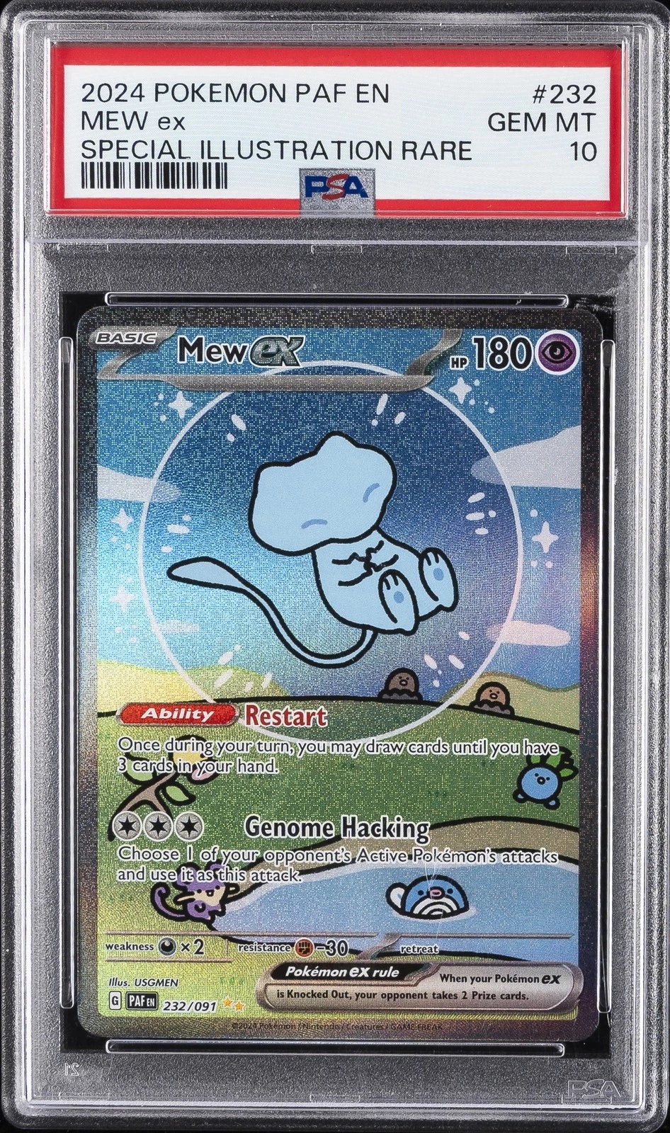 Mew ex #232 PSA 10