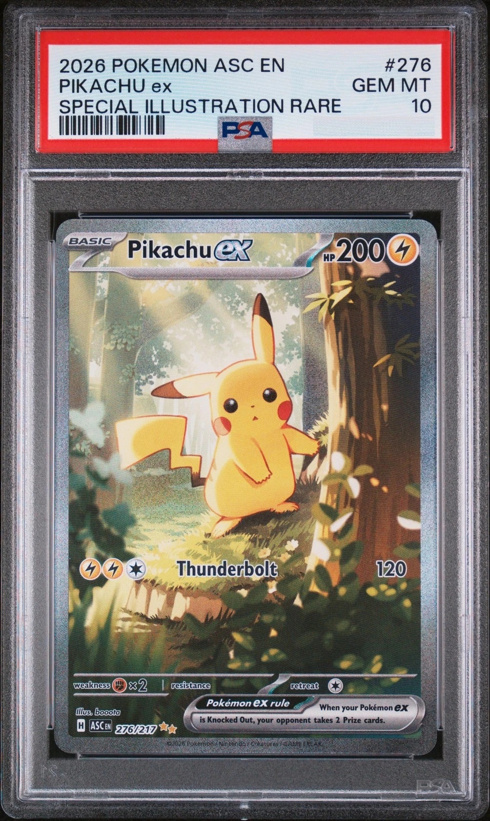 Pikachu ex #276 PSA 10