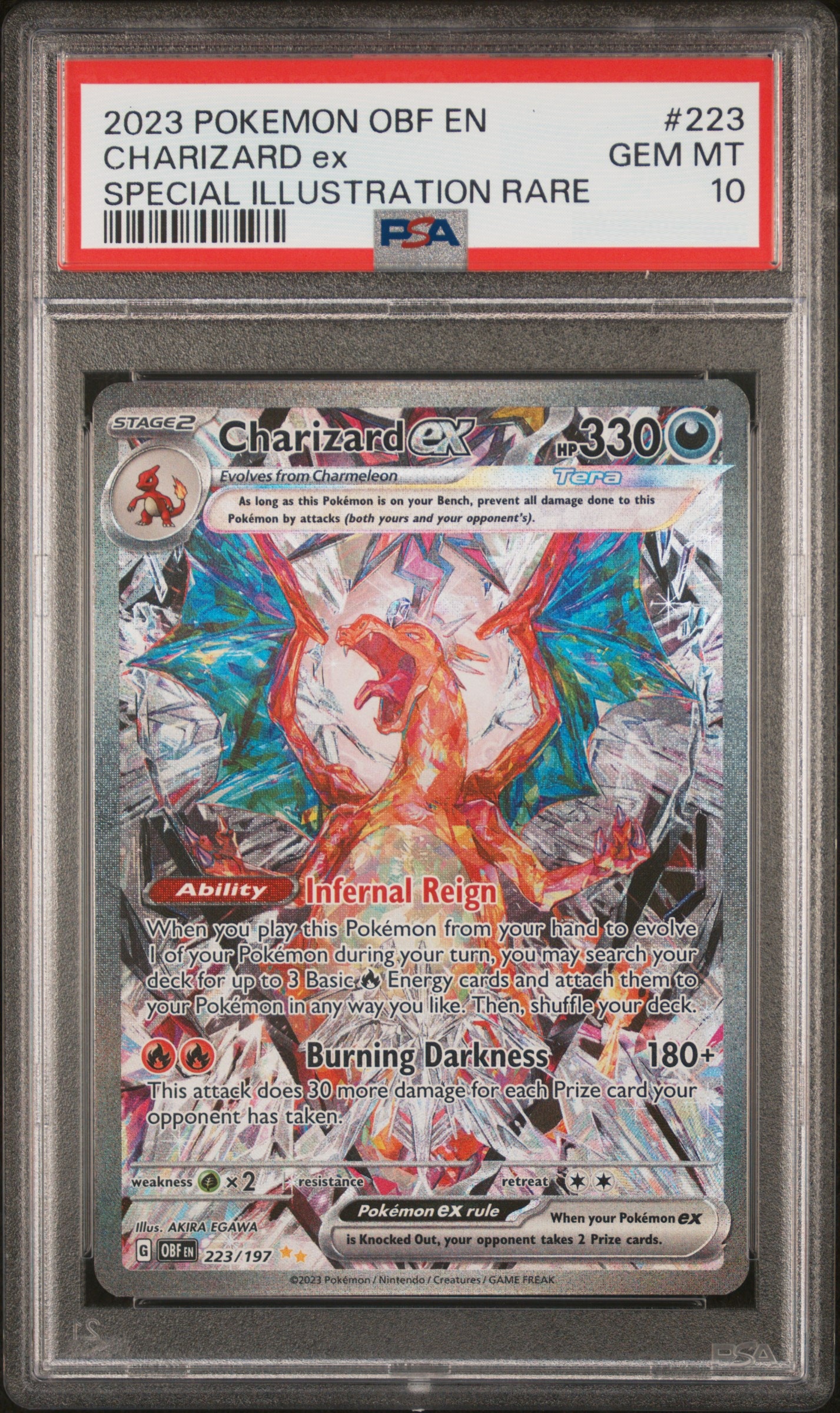 Charizard ex #223 PSA 10