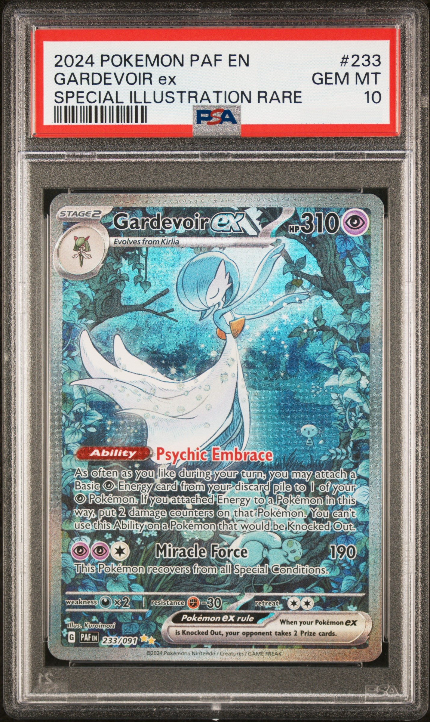 Gardevoir ex #233 PSA 10
