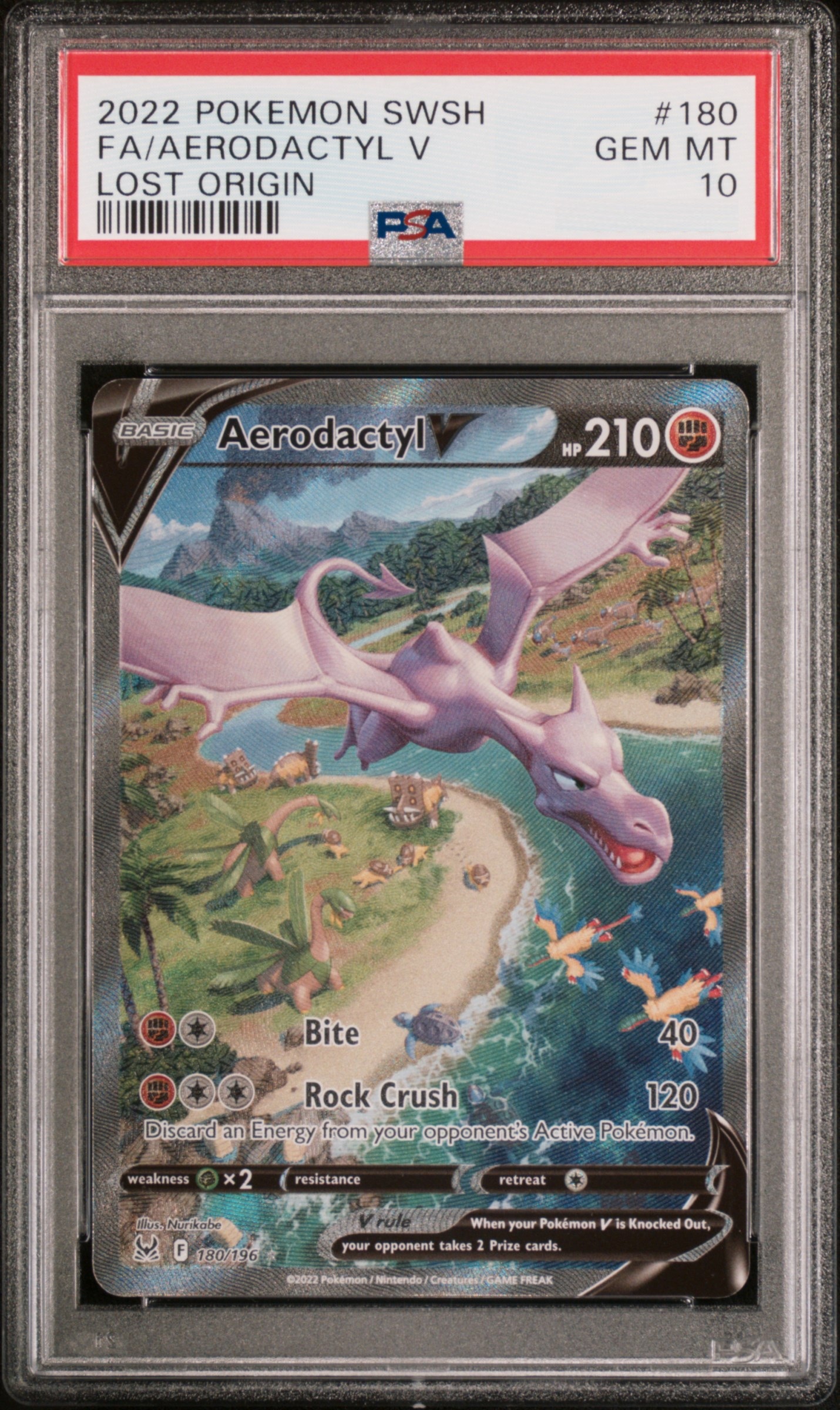 Aerodactyl V #180 PSA 10