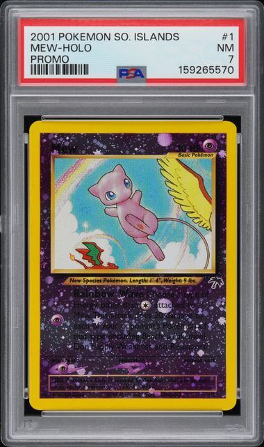 2001 POKEMON SO. ISLANDS MEW-HOLO PROMO