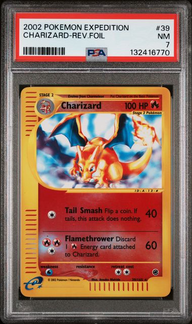 CHARIZARD-REV.FOIL PSA 7