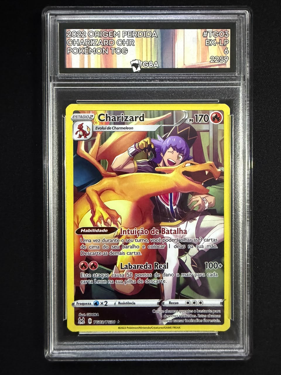 Charizard #TG03 ARTE EXPANDIDA GBA